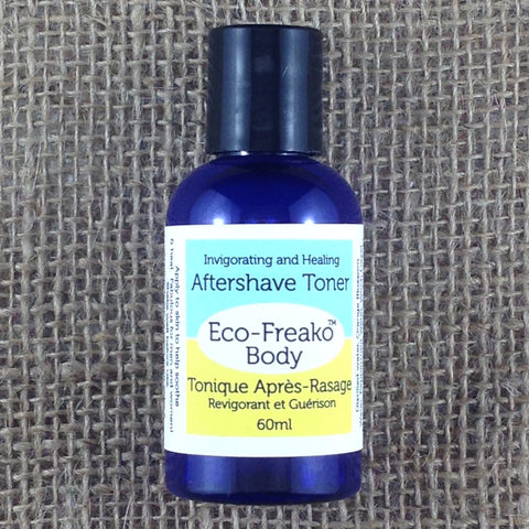 Eco-Freako Aftershave Toner in 60ml bottle