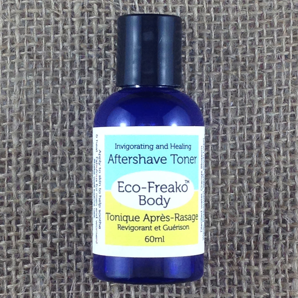 Eco-Freako Aftershave Toner in 60ml bottle