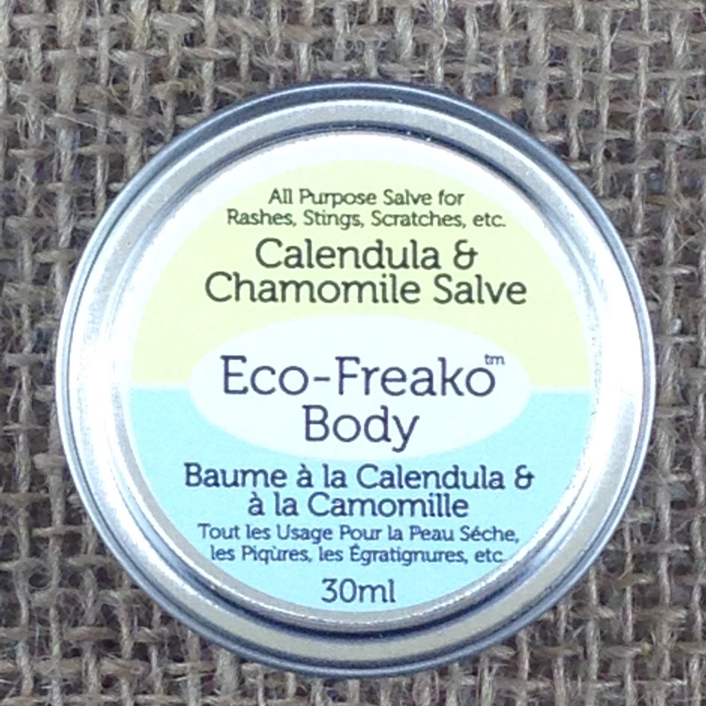 Eco-Freako Calendula Chamomile Salve in 30ml metal tin