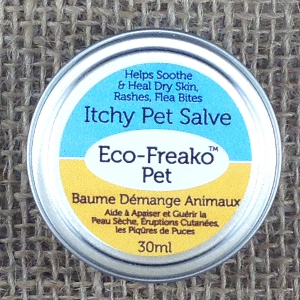 Eco-Freako Itchy Pet Salve in 30ml metal tin
