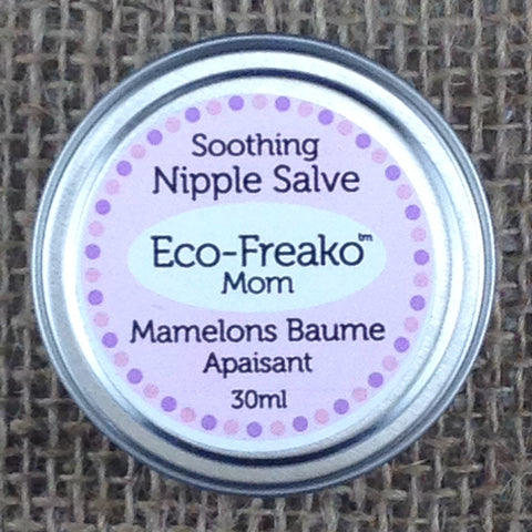 Eco-Freako Nipple Salve in 30ml metal tin