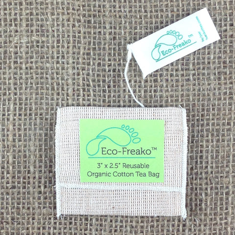 Eco-Freako Reusable Organic Cotton Tea Bag